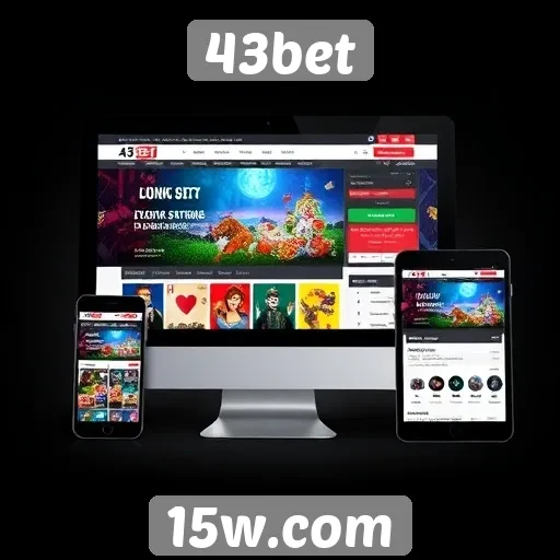 Vantagens do design responsivo do site 43bet